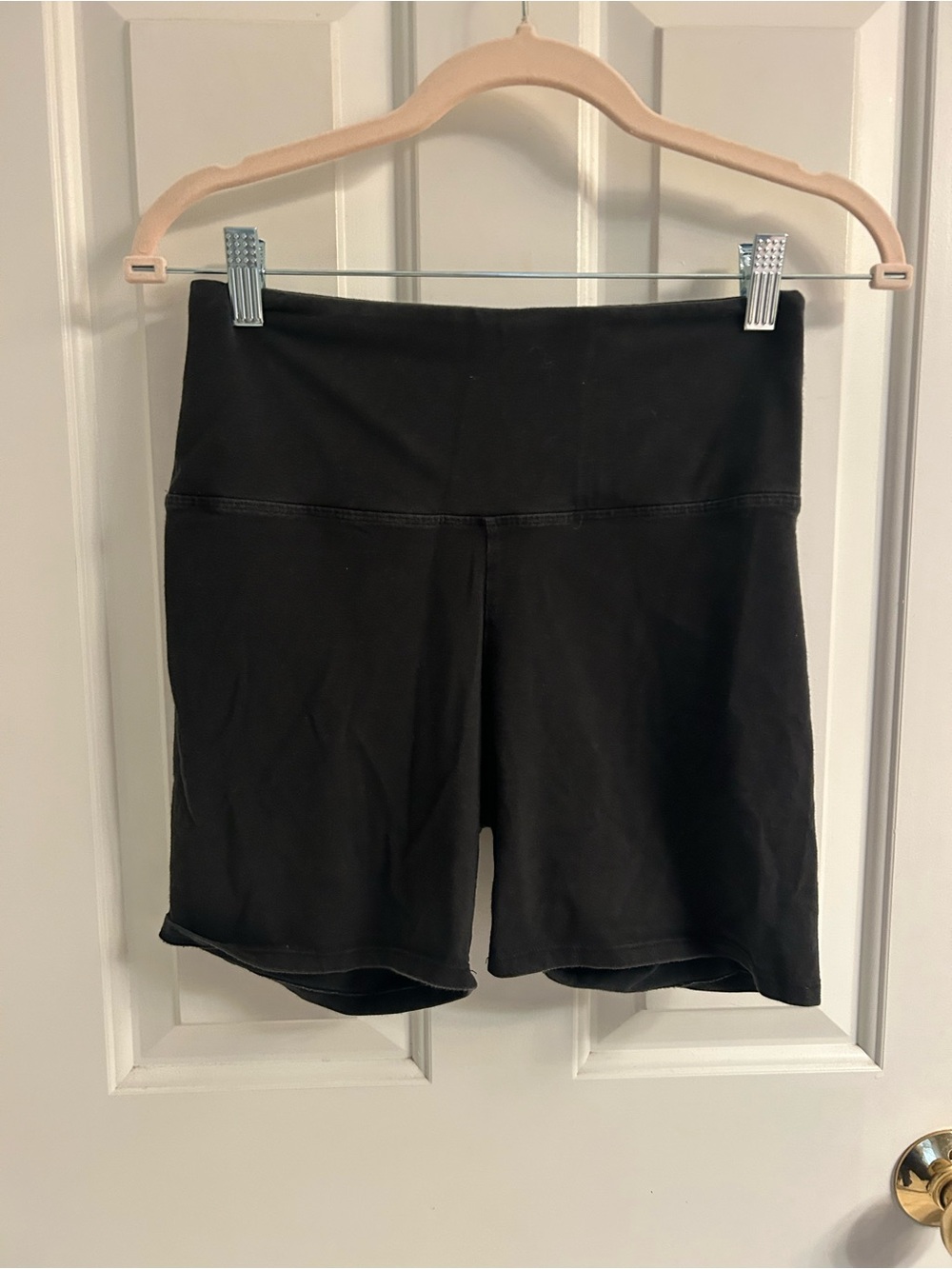 PINK Victoria's Secret Black High-Waist Bike Shorts